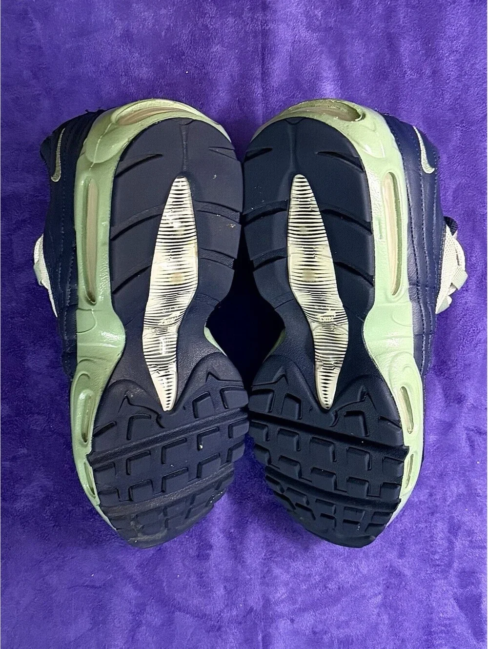 Nike By You ID Air Max 95 Anthracite White Mint Green Poison Women’s 7 Neon